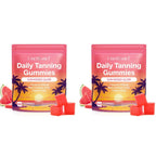 Natural Tanning Gummies L-Tyrosine Vitamin C Vegan 60 Pieces