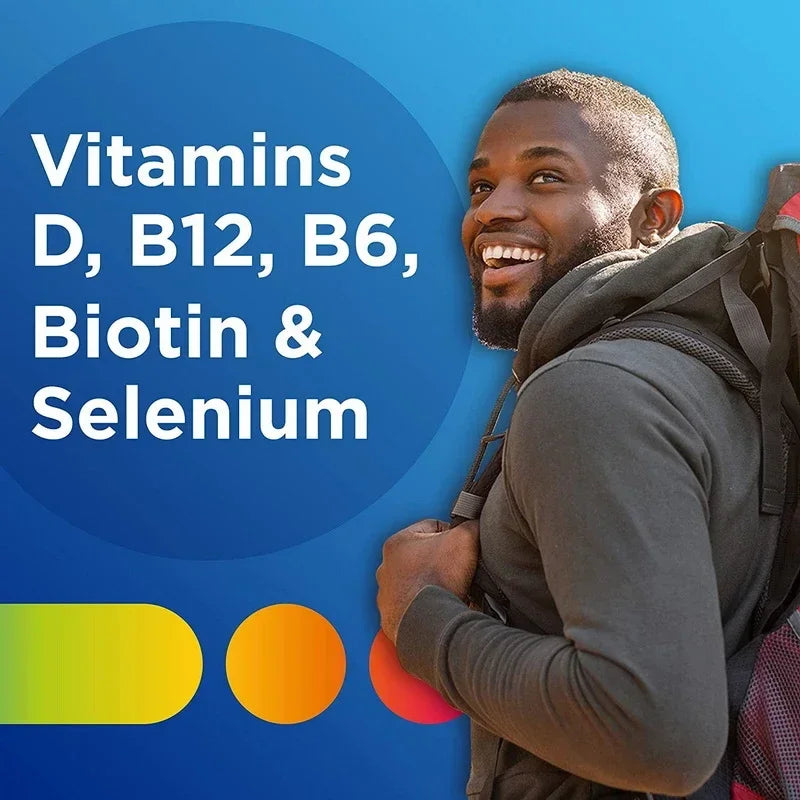 Men Multivitamin and Minerals Energy Metabolism Dietary Supplement Capsules