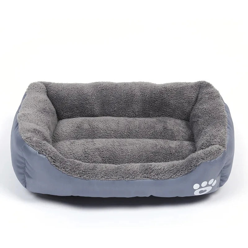 Soft Square Dog Sofa Warm Washable Pet Bed