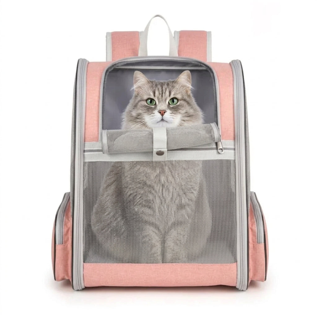 Large Capacity Pet Backpack Carrier for Cats Dogs