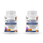 15-in-1 Eye Formula Supplement Lutein Zeaxanthin Bilberry 60 Veggie Caps