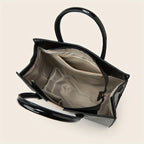Women's Crocodile Pattern Handbag Shoulder Tote Bag Set