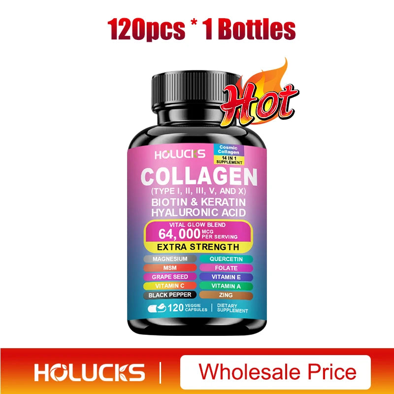 Multi Collagen Capsules with Biotin and Keratin