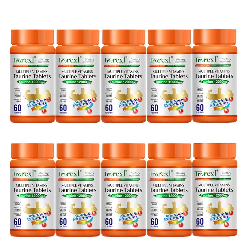 Taurine Multivitamin Tablets for Energy & Fatigue Relief