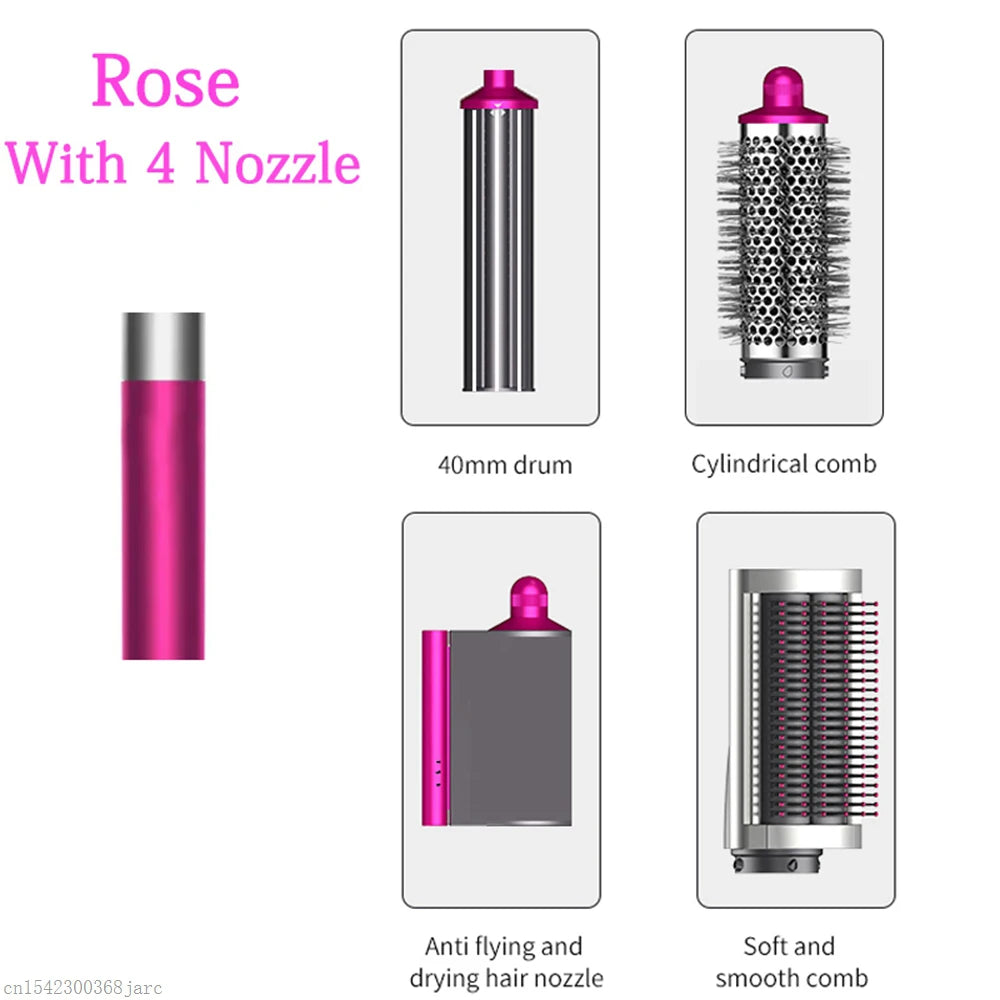 Professional Multi Hair Styler and Hot Air Brush Dryer X9