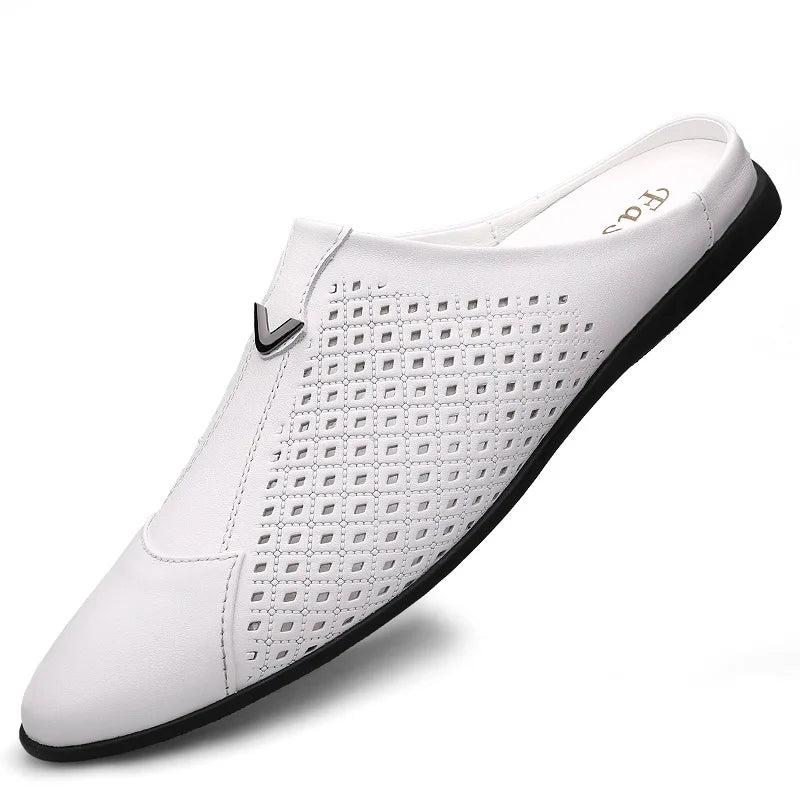 Men's Genuine Leather Slip-On Loafers