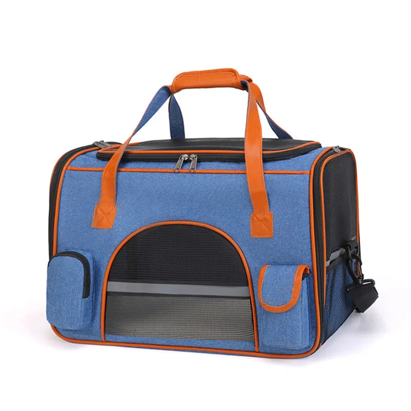 Anti-Collapse Dog Pet Carrier Bag Travel Handbag