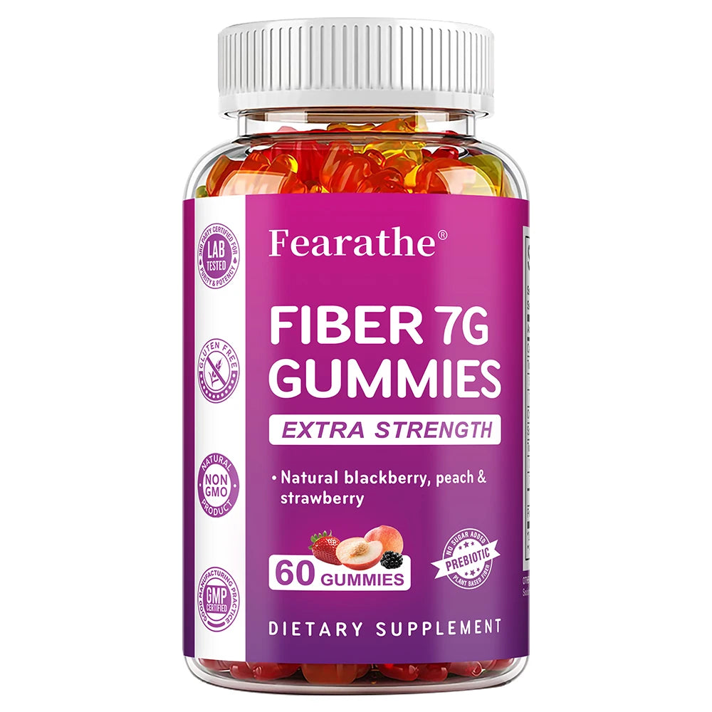 Prebiotic Fiber Digestive Health Support Dietary Supplement Gummies