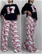Women's Dashiki African Short Sleeve Top and Pants 2-Piece Set