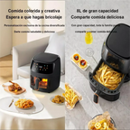 8.5-Quart 1400W Programmable Smart LED Touch Air Fryer with Viewing Window
