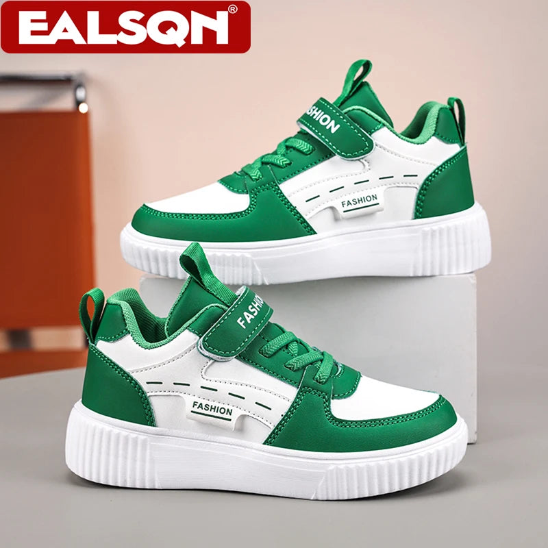 Kids' PU Leather Non-Slip Basketball Sneakers
