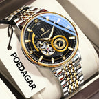 Men's Luminous Skeleton Tourbillon Automatic Watch