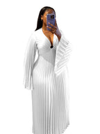 Women's Elegant Dashiki Kaftan Maxi Dress