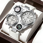 Men's Luxury Business Leather Quartz Wristwatch