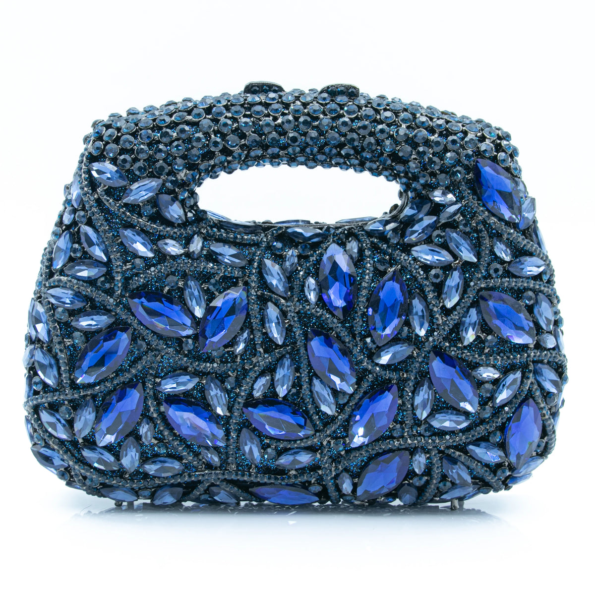 Women's Luxury Rhinestone Top Handle Evening Clutch Bag