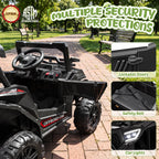 Kids 12V Electric Ride-On UTV Toy with Remote Control