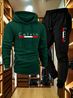 Men's Winter Fleece Hoodie and Jogger Pants Set