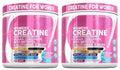 Women's Creatine Monohydrate BCAA Multi-Collagen Biotin Vitamin D3 Tropical Orange Powder