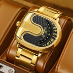 Men's Luxury Stainless Steel Quartz Wristwatch