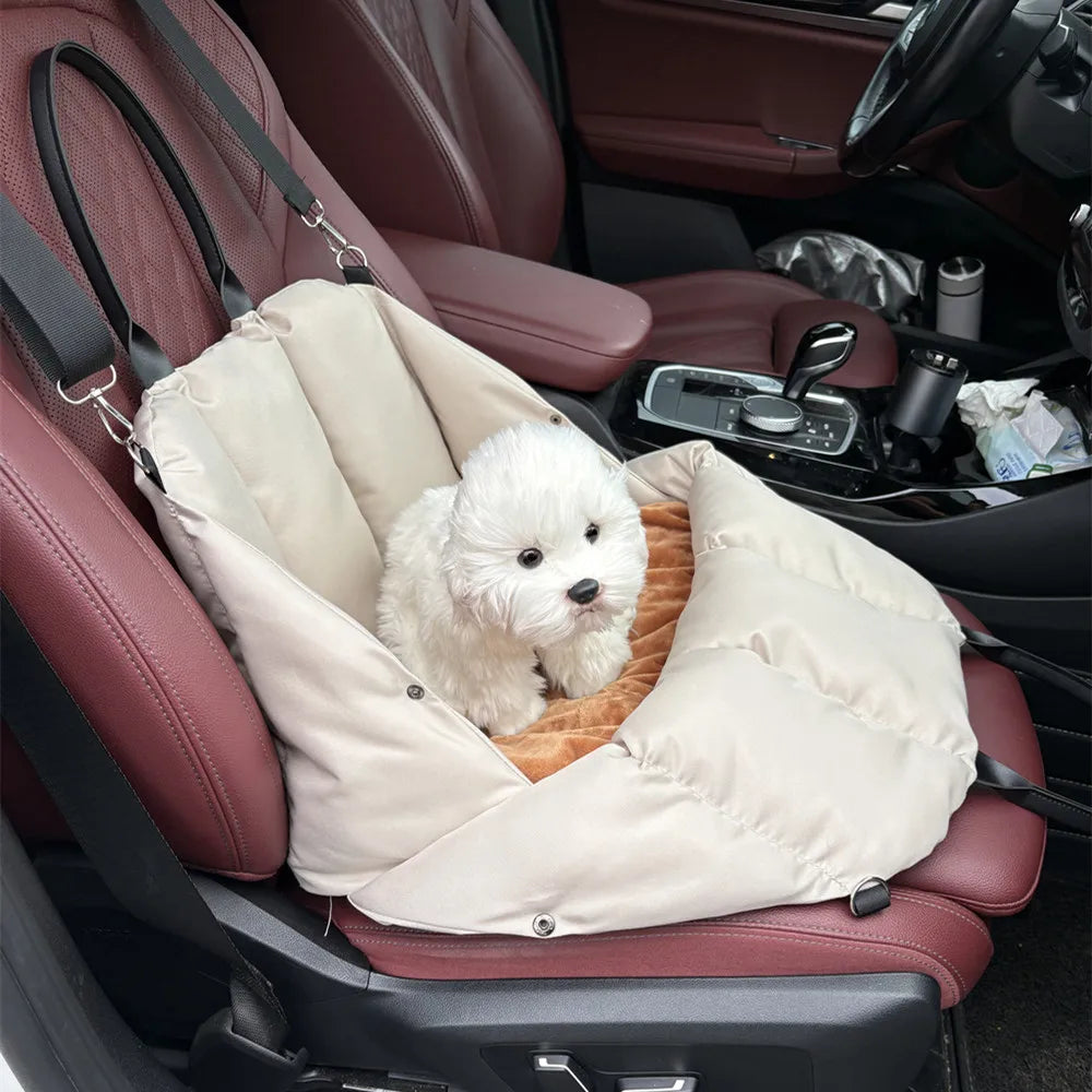 Portable Pet Car Seat Carrier Bed for Cats Dogs