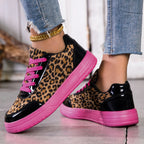 Women's Breathable Air Mesh Lace-Up Sneakers