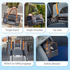 Anti-Collapse Dog Pet Carrier Bag Travel Handbag