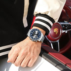 Men's Analog-Digital Quartz Watch with Week Date