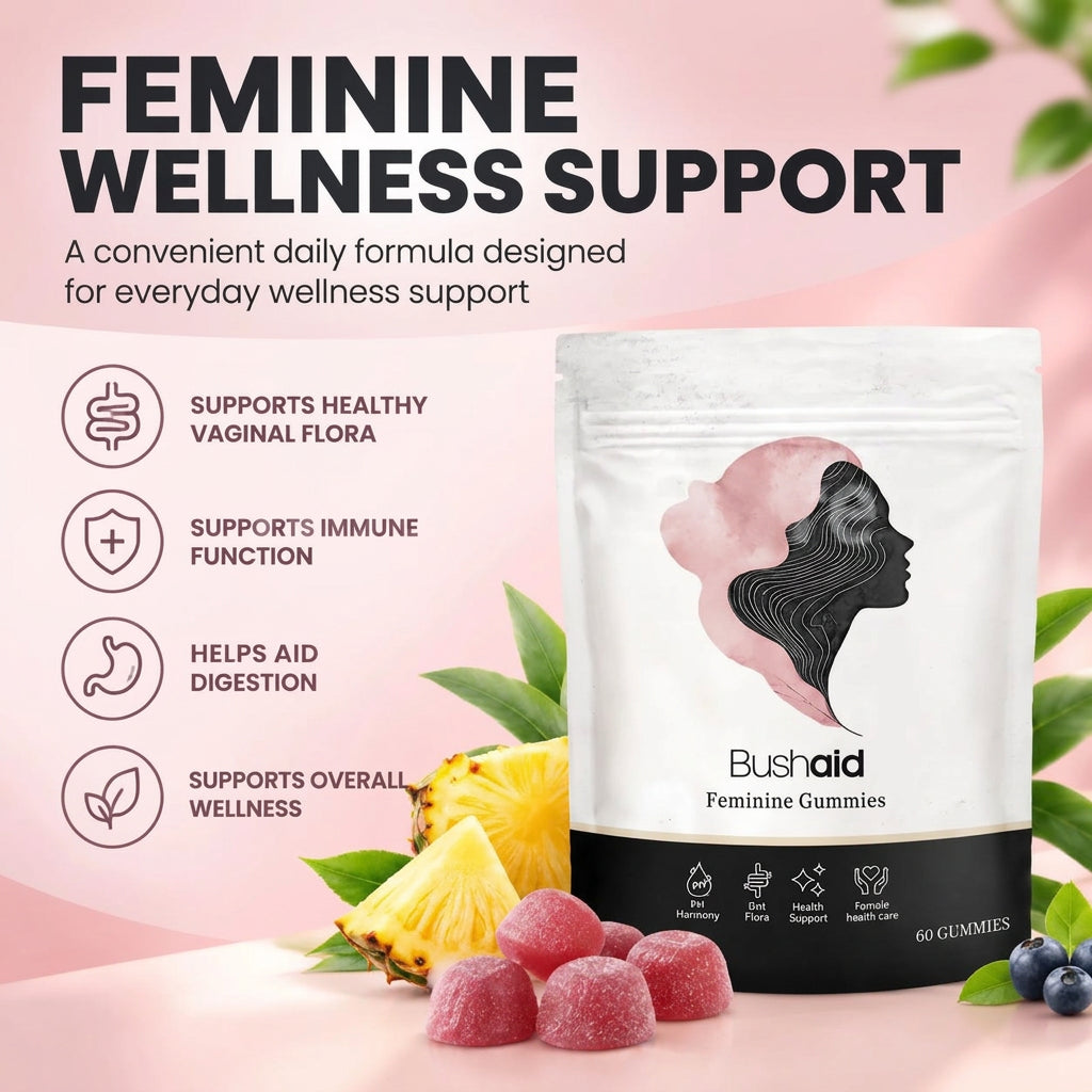Women Probiotic Digestive Flora Support Dietary Supplement Gummies