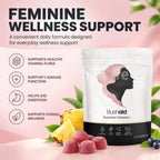 Women Probiotic Digestive Flora Support Dietary Supplement Gummies