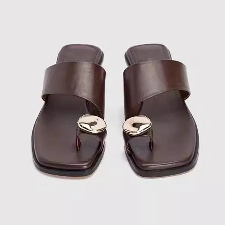 Women's Open Toe Platform Beach Slide Slippers