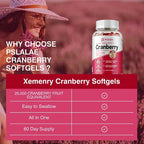 Organic Cranberry Capsules Urinary Tract Bladder Health