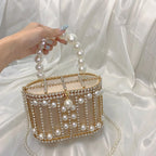 Women's Luxury Hollow Out Rhinestone Evening Clutch Bag