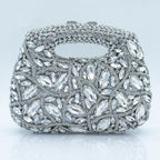 Women's Luxury Rhinestone Top Handle Evening Clutch Bag