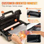 Electric Vacuum Sealer and Food Packaging Machine 130W
