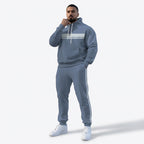 Men's Casual 3D Pattern Print Hoodie Tracksuit Set