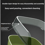 Semi Enclosed Anti Tracking Cat Litter Box for Cats