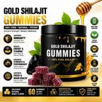 Shilajit Manuka Honey Cognitive Wellness Dietary Supplement Gummies