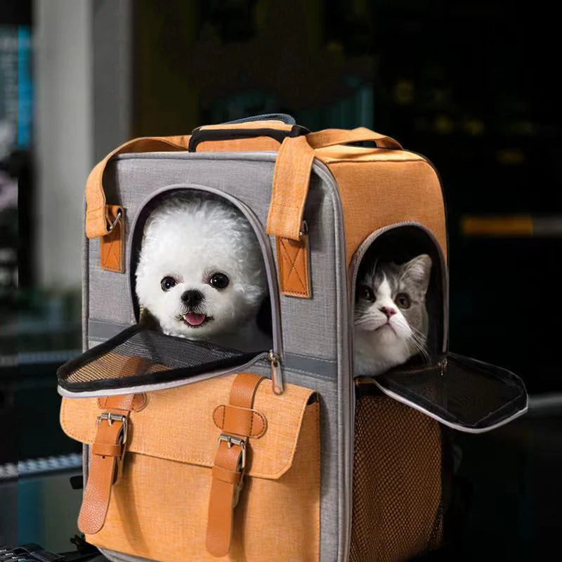 Breathable Pet Carrier Backpack for Cats Dogs