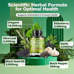 Oregano Oil Black Seed Oil Capsules Immune Digestive Support