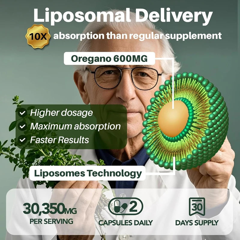 Oregano Oil Black Seed Oil Capsules Immune Digestive Support