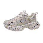 Women's Sequin Thick Sole Low Top Sneakers