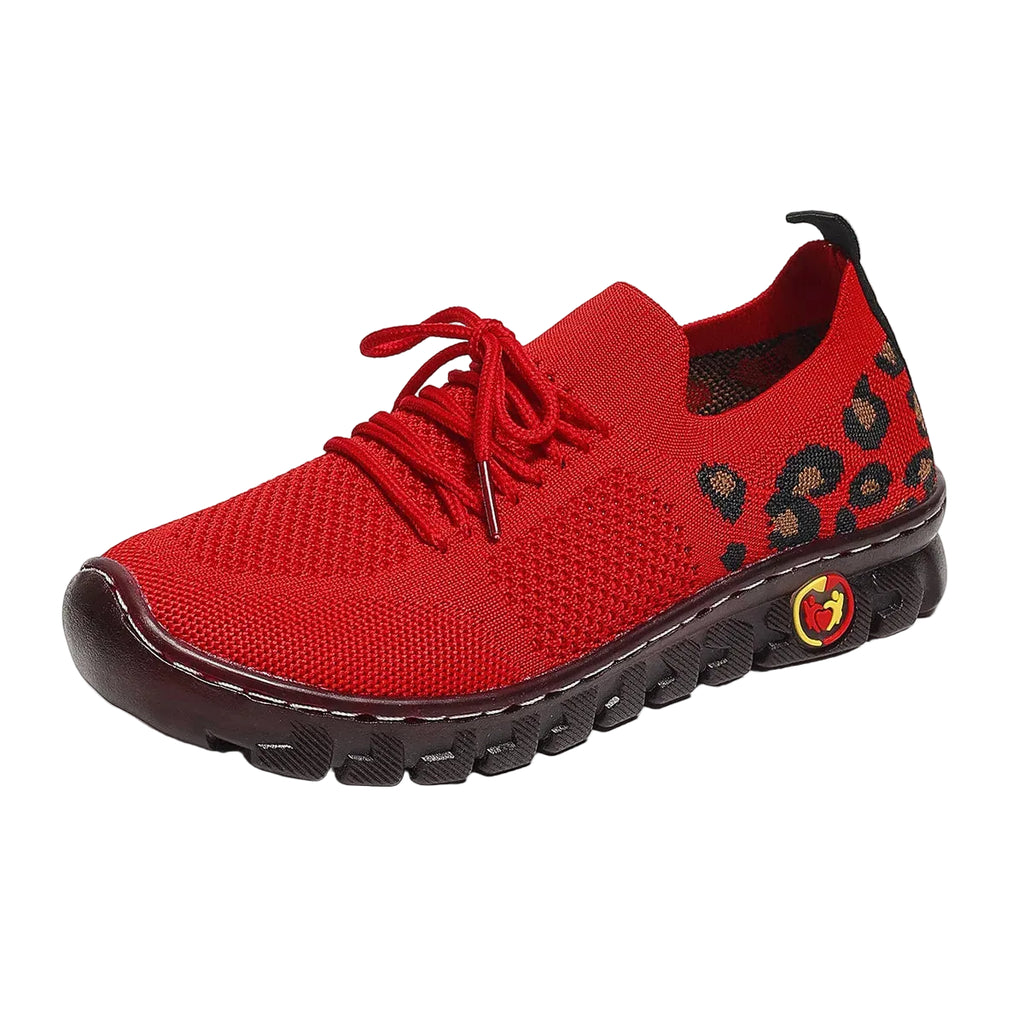 Women's Mesh Breathable Lace-Up Walking Sneakers A666