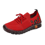 Women's Mesh Breathable Lace-Up Walking Sneakers A666