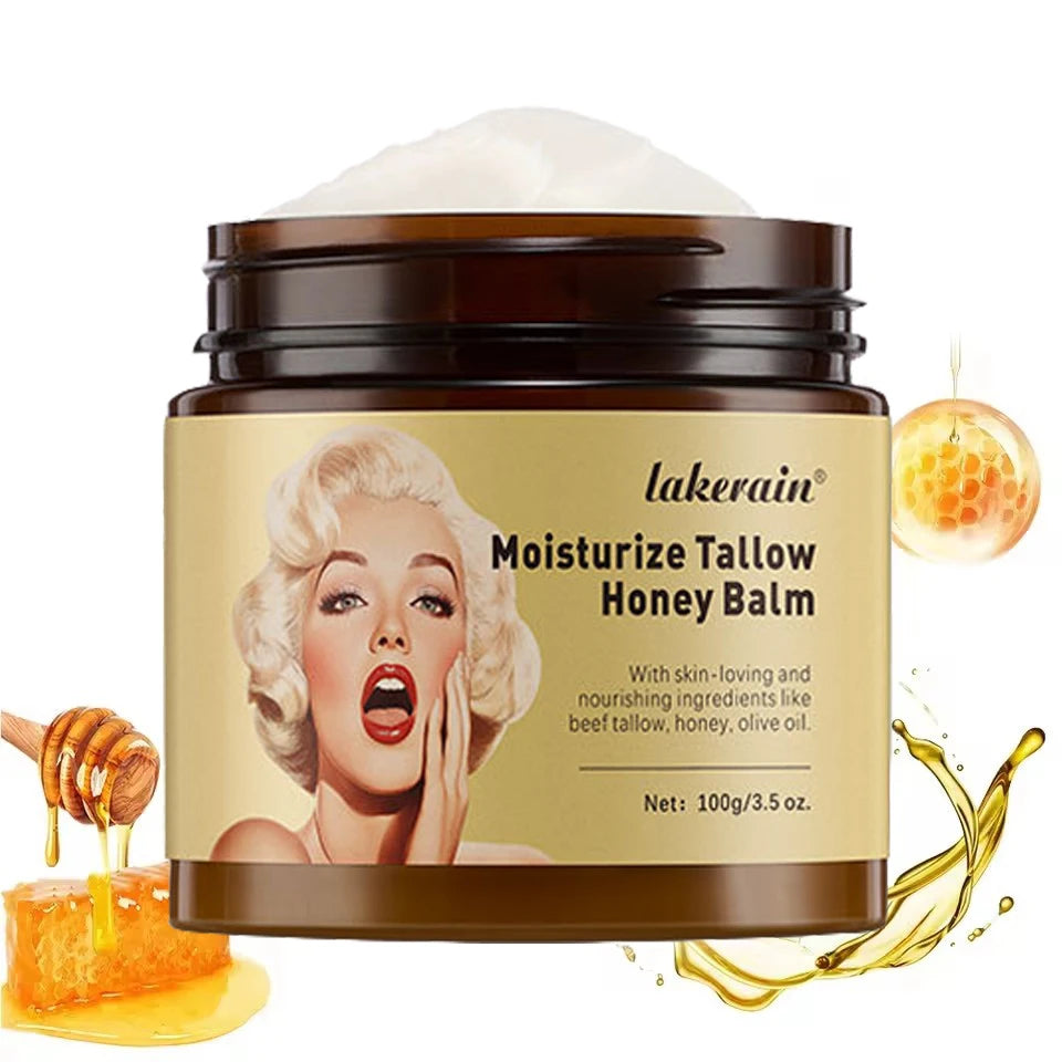 Whipped Beef Tallow and Honey Balm Moisturizing Face and Body Cream
