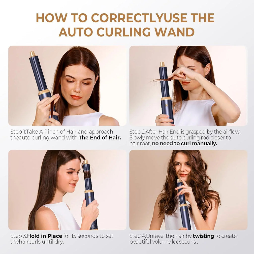 5-in-1 Hot Air Brush Hair Styling Set