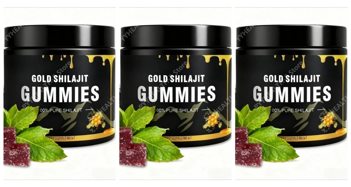 Shilajit Manuka Honey Cognitive Wellness Dietary Supplement Gummies