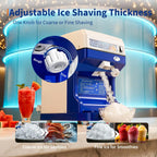 Commercial Electric Shaved Ice Machine and Snow Cone Maker