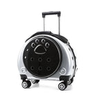 Portable Breathable Rolling Pet Carrier Backpack for Cats Dogs