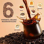 Lion's Mane and Turkey Tail Energy Support Mushroom Coffee