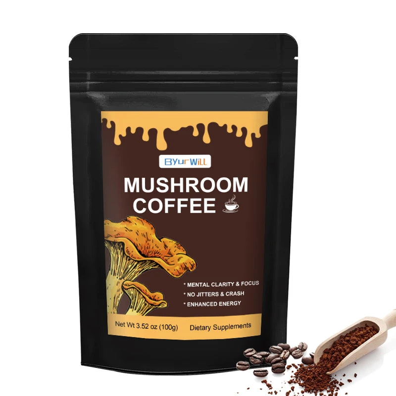 Lion's Mane and Turkey Tail Energy Support Mushroom Coffee